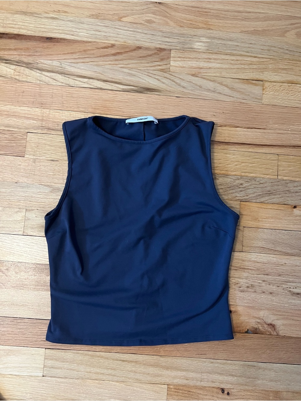 Tank Air Crewneck Tank Top in Steel Grey